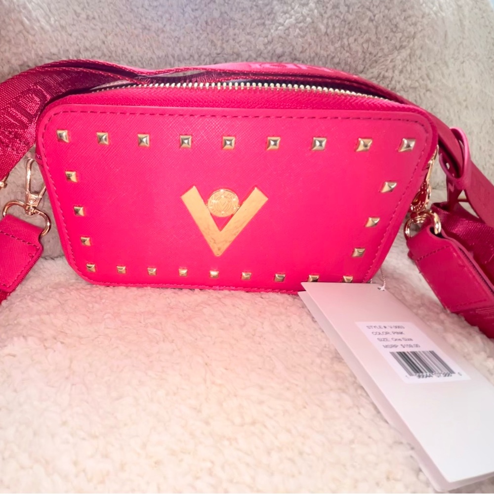 Valentino Orlandi hot pink camera bag